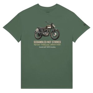 SCRAMBLED NOT STIRRED — Triumph Tiger T120TT scrambler | Gear & Wings